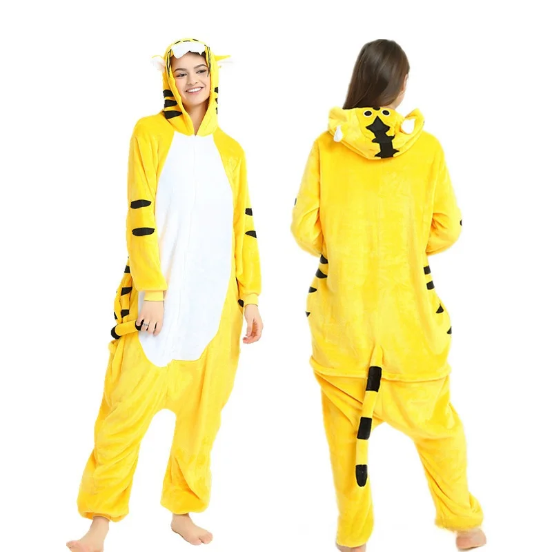 Halloween Par Tier Rollenspiel Kostüm Tiger Onesie Performance Anzug Eltern-Kind-Versammlung Zeichentrickfigur