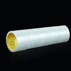 3 rolls of clear packaging tape, heavy duty packaging tape for shipping packaging mobile sealing, 45 yards per roll