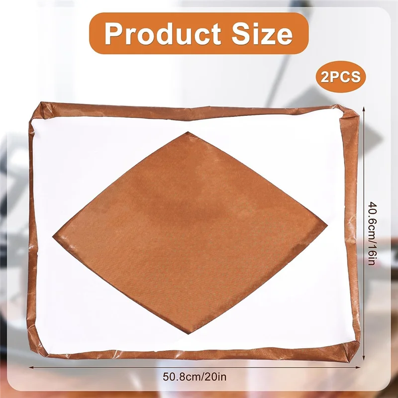 AS60-2 قطعة 16X20 بوصة غطاء التفاف للحرارة الصحافة التفاف غطاء مقاومة للحرارة قابلة لإعادة الاستخدام الحرارة الصحافة التفاف غطاء