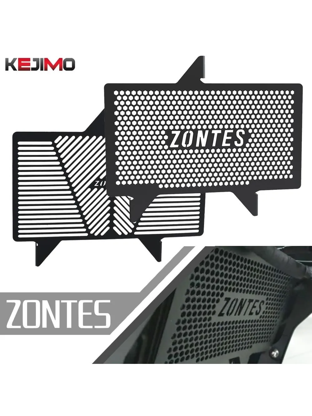 Osłona Chłodnicy Motocykla Do Zontes G1-125 ZT125-G1 ZT125 ZT125-U 125-Z2 125-U1 2020 2021 2022 2023 2024 — 2