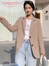 Women Casual Solid Color Blazer Jacket #2