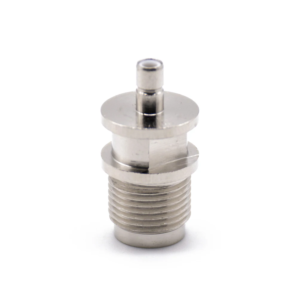 TNC Female Bulkhead to SMB Female Adapter IP60 Waterproof Straight  Coaxial Connector 50 Ohm for Microwave