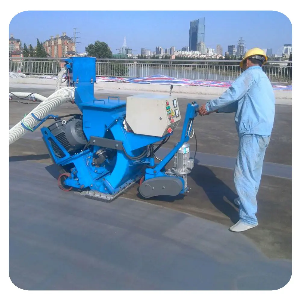 Concrete Sandblaster For Water Proof Pretreatment / Concrete Roughness Sand Blasting Machine