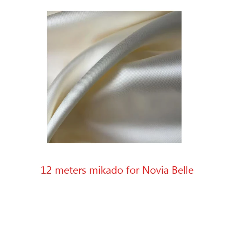 

12 Meters Mikado Satin Fabric
