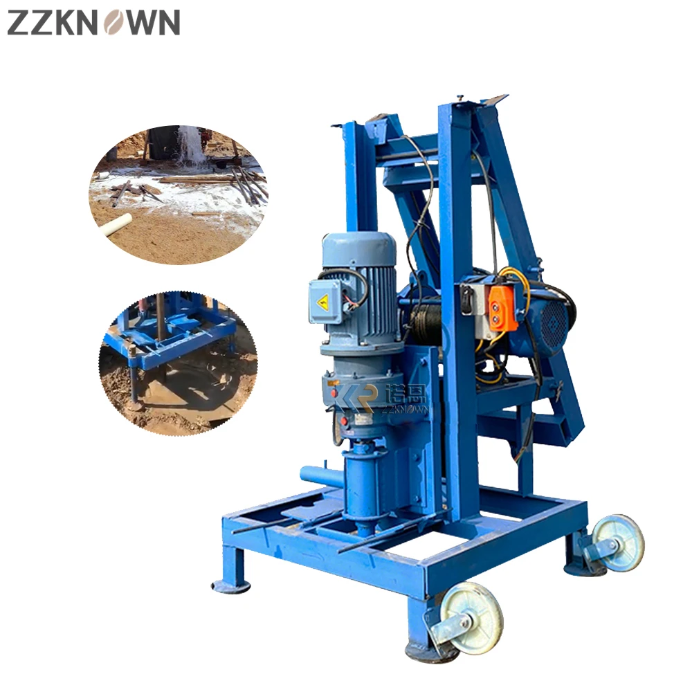 Bore Well Drilling Machine Drill Rig Mining Water Well Machine For Sale Crawler Mounted Easy Operation Foldable Electric