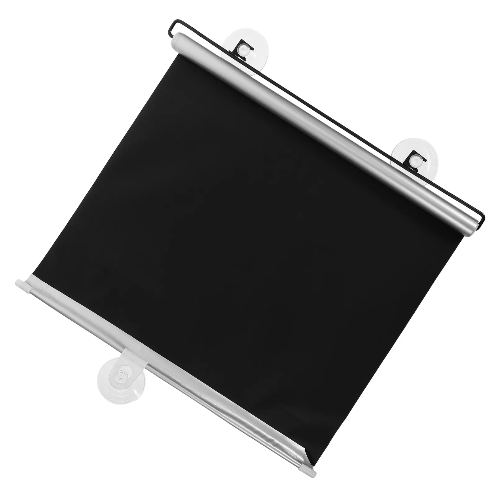 Retractable Window Roller Sunshade 15.75x49.21 Blackout Blind Suction Cup No Drill Installation Sun Blocking Shade Bedroom view 6