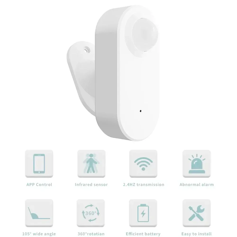 Imagem -04 - Tuya Wifi Detector de Presença Humana Corpo Humano Sensor Pir Detector Sensores de Movimento Suporte Acessórios Assistente Casa