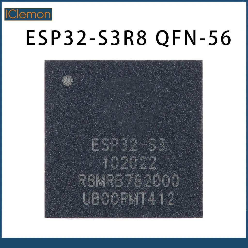 1/5 stücke ESP32-S3R8 QFN-56 2,4 GHz Wi-Fi Bluetooth 2. 0 32-Bit-Dual-Core-MCU-Chip 5,0 V