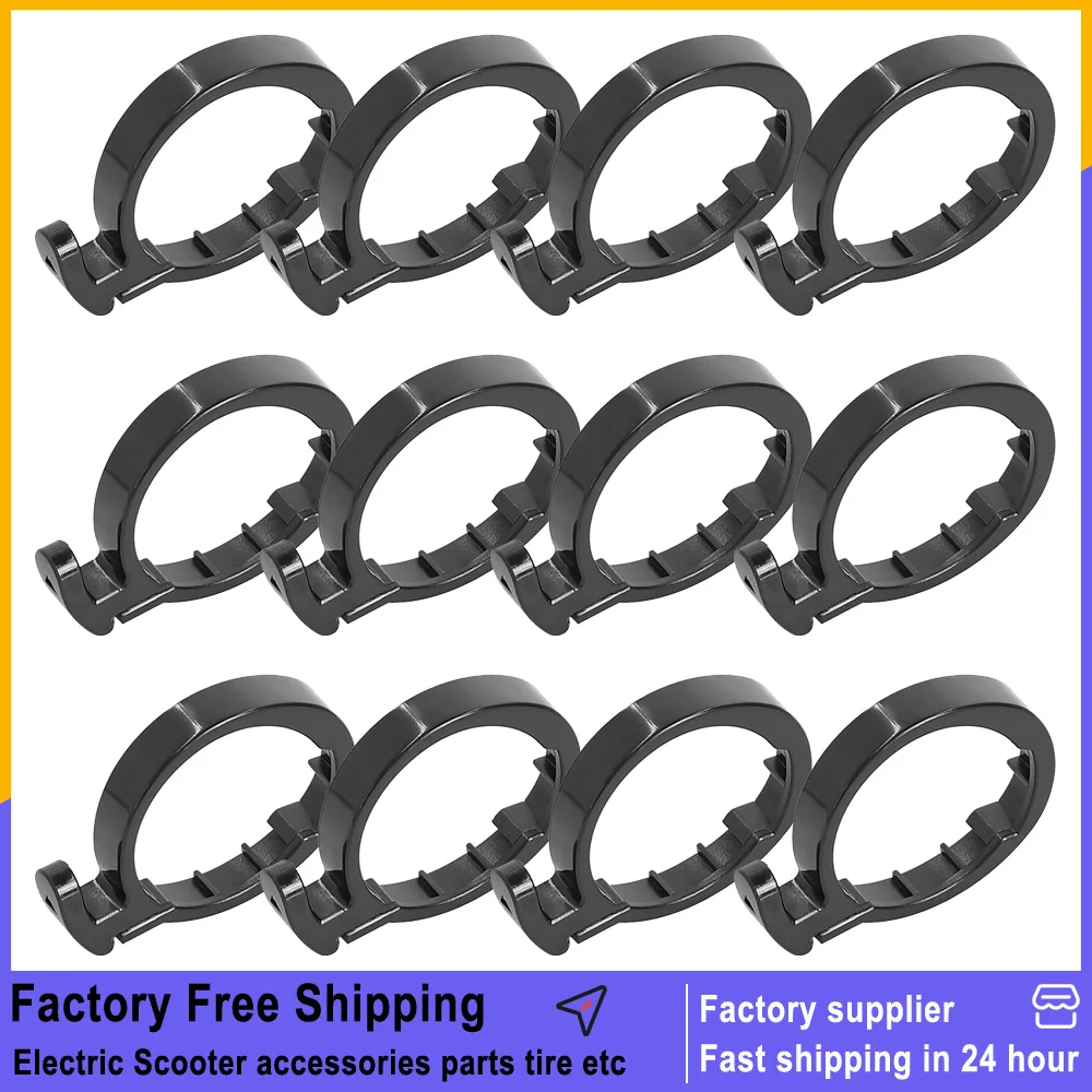 Folding Circle Clasped Guard Ring Buckle Insurance Front Tube Stem Replacement For Xiaomi M365 Electric Scooter Repair Parts
