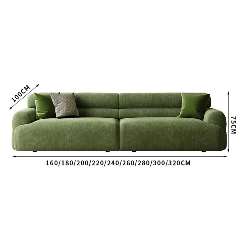 Sofás Nórdicos para Apartamentos Pequeños, Minimalistas, Modernos, de Tela, Diseño Vintage, Muebles Rectos para el Hogar