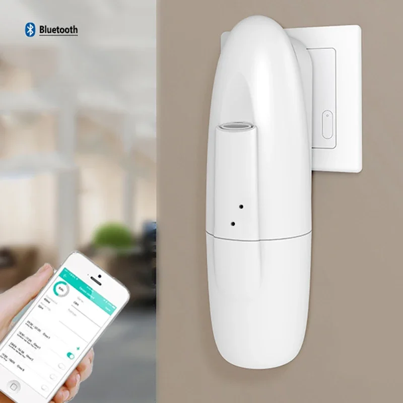 Aroma inteligente difusor de óleo essencial bluetooth app controle plug-in parede perfume aromaterapia máquina ar mais fresco para escritório em casa