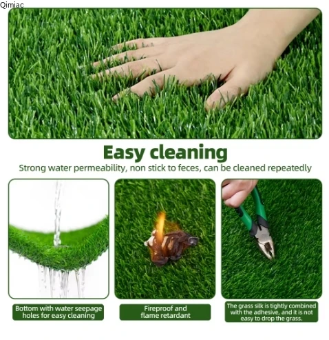 Dog Grass Pad Pee Mat Simulation Lawn Indoor Outdoor Pet Potty Training Washable Pee Pads for Dogs Training Pet Products