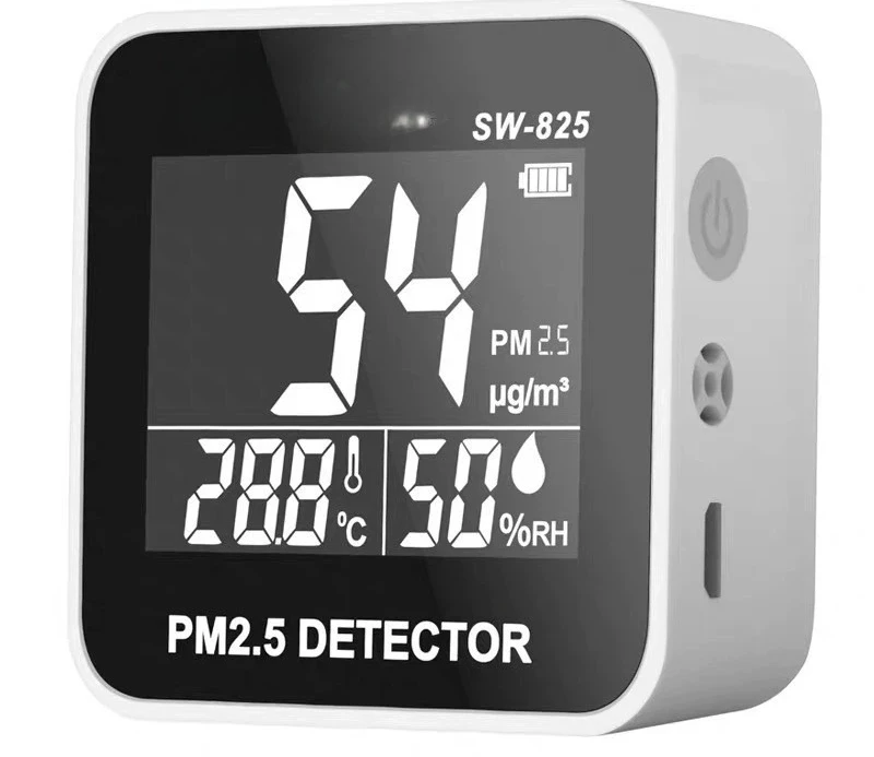 

SW-825 Portable PM2.5 Air Quality Detector Haze Detector Dust Particle Monitoring