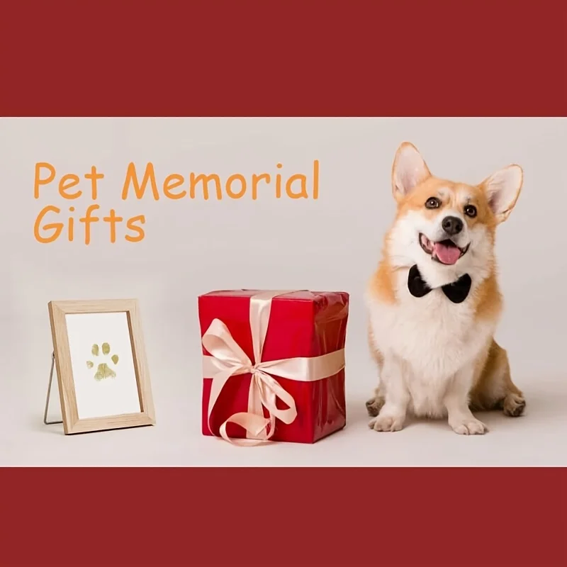 12 件套 Pet Paw Print Impression Kit with Photo Frames, Paw Print Kit, Mess-Free Paw Print Stamp Pad for Dogs & Cats - Image 4