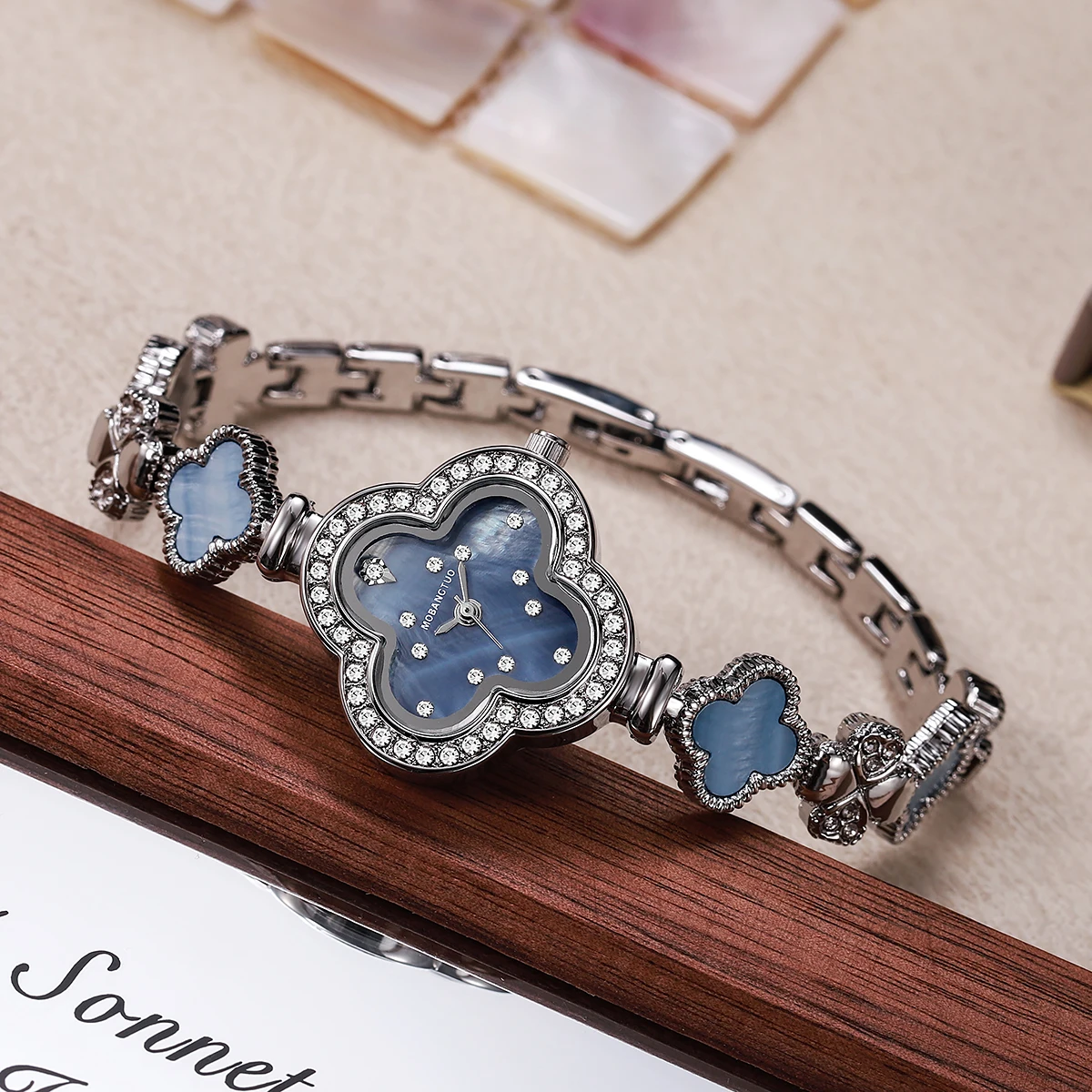 Luxury Four Leaf Clover Women' - Jewelry Watches Silver recension och pris