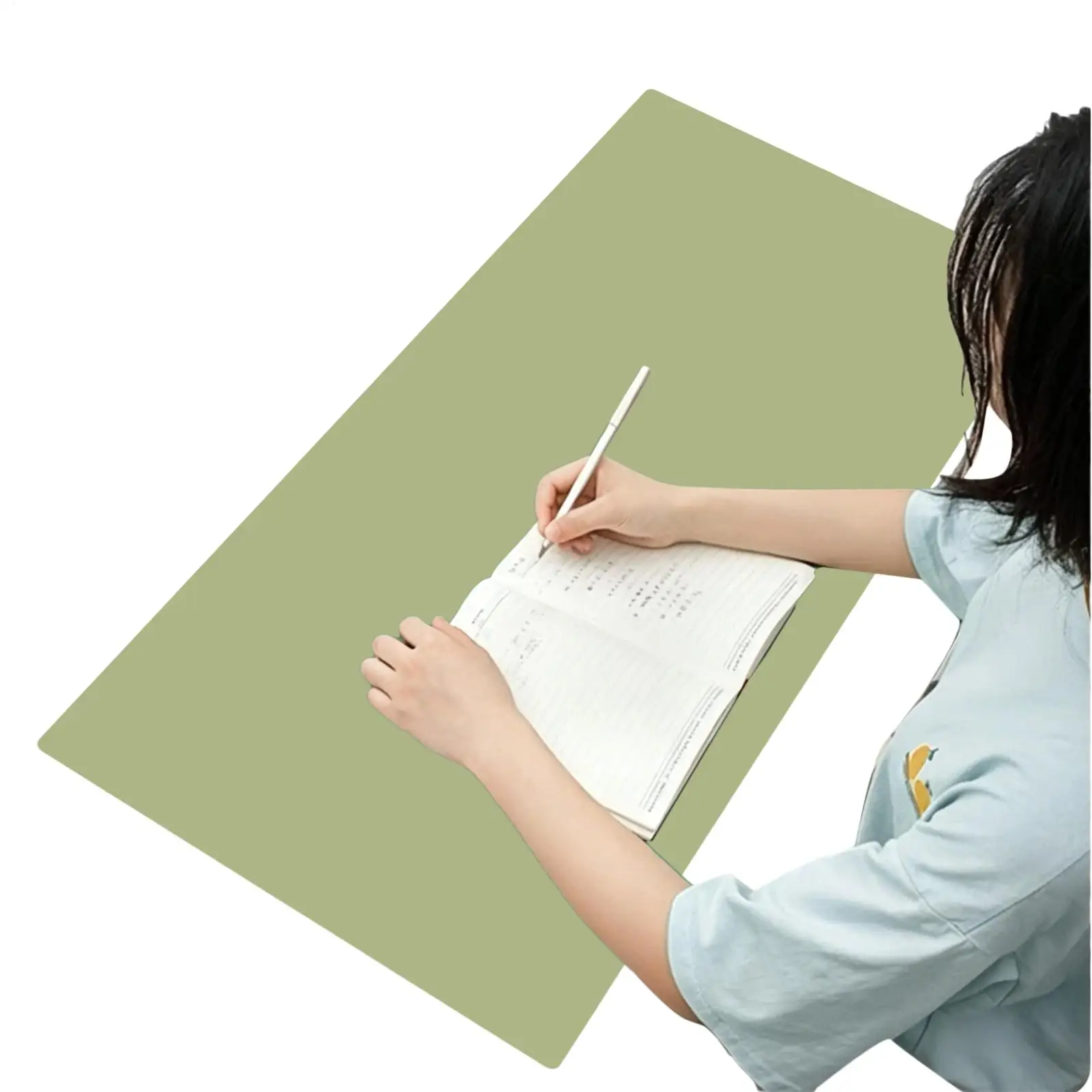Corner Desk Mat Reusable Silicone Erasable Waterproof Pad Dry Erase Desk Pad for Students Teachers Children Workers Creators