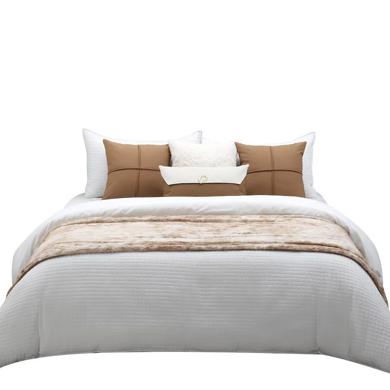 

High end, furniture, modern, light luxury, minimalist, bedding