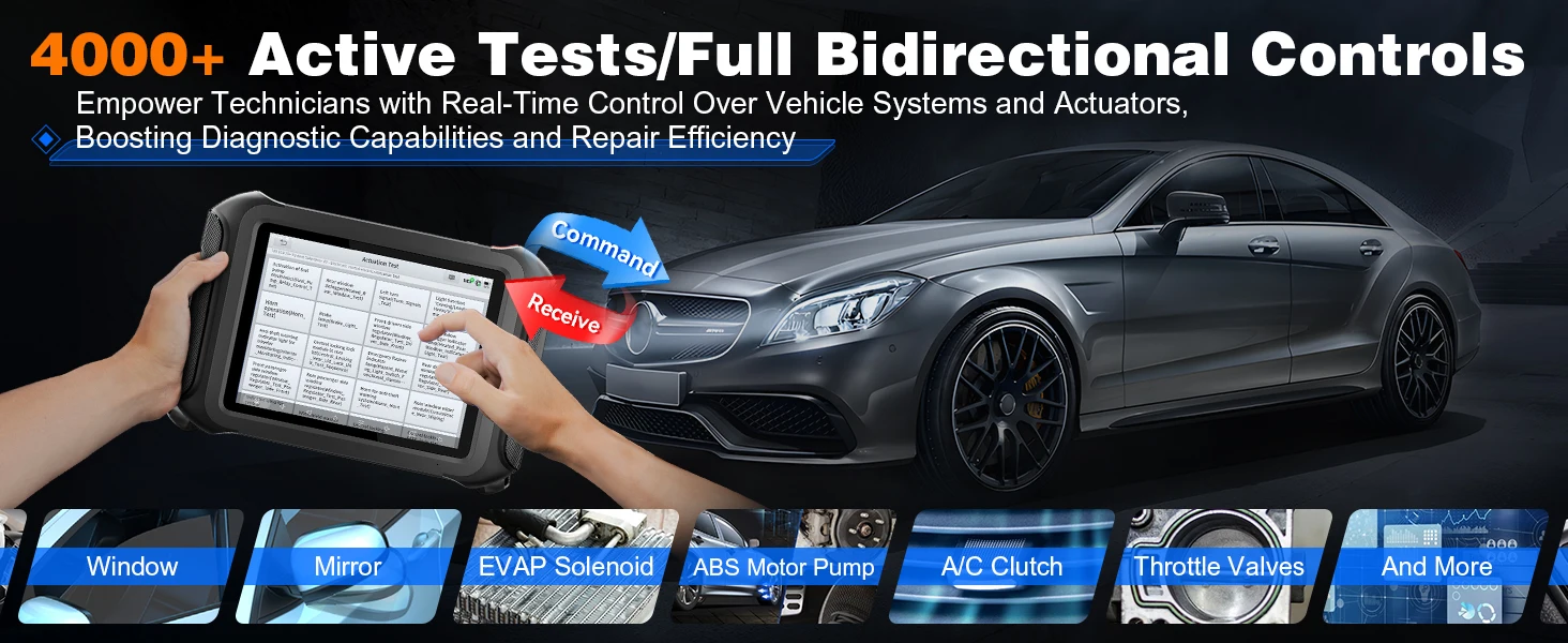 2026 XTOOL D9S BT Automotive Scanner Schlüsselprogrammierer ECU-Codierung OBD2-Diagnose Topologie-Karte mit 45+ Resets FCA SGW DOIP CANFD – Detail 13