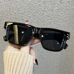 New Full Frame Sunglasses Fashionable Simple Decoration Women Sun Glasses Luxury Outdoor Solid Color Fishing Eyewear UV400