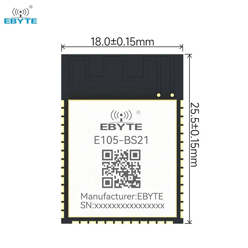 2.4GHz NearLink SLE Module BS21 Chip Wireless Transmission Low Power Consumption 270m EBYTE E105-BS21 Series