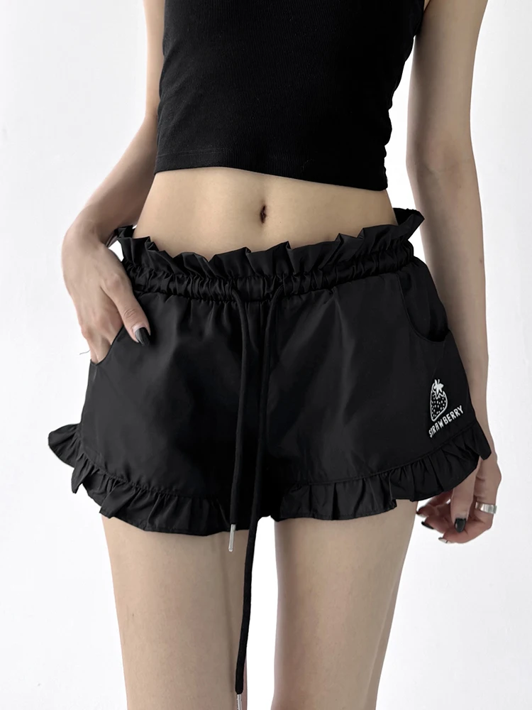 Bla cintura alta ort calças femininas design sensação pequeno ence casual perna larga calças quentes primavera verão nova chegada