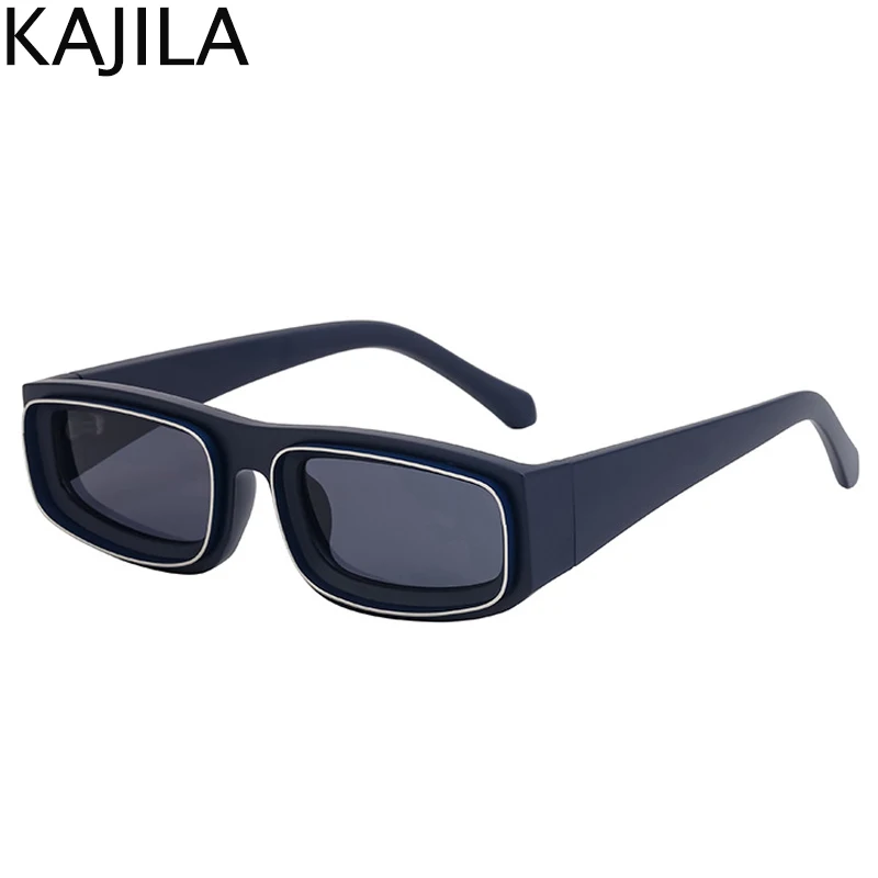 Fashion Small Rectangle Sunglasses Men 2026 Luxury Brand Vintage Low Square Punk Sun Glasses For Male Retro Eyewear Shades UV400