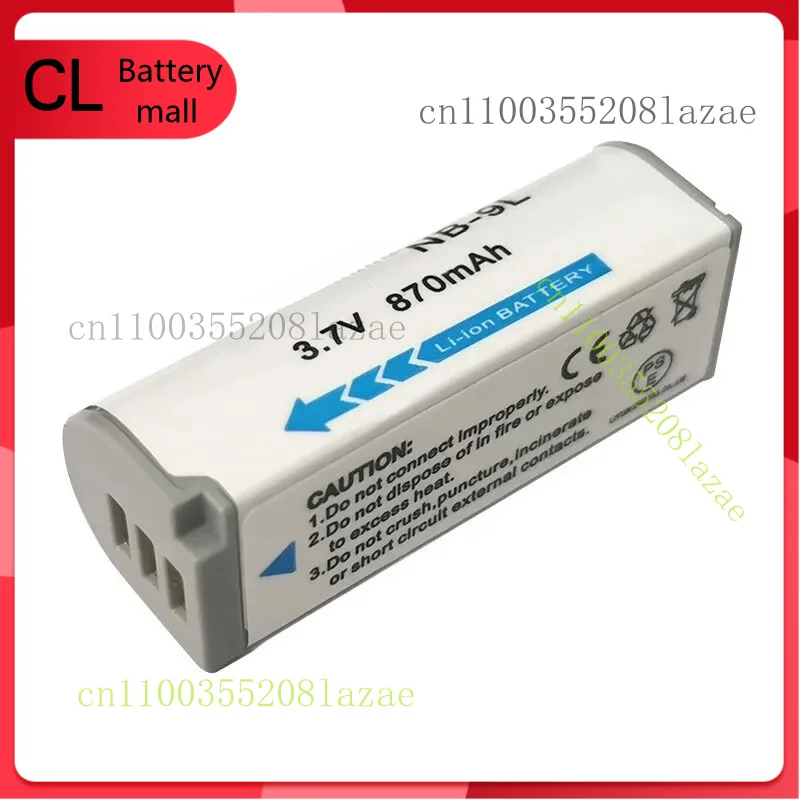 2x Baterías para Canon NB-9L PowerShot N PowerShot N2 SD4500 IS