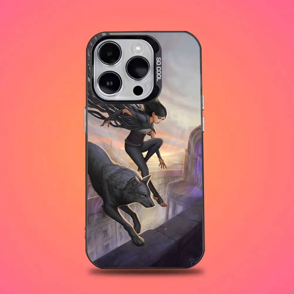 Чехол для телефона M-Mistborn T-Trilogy Vin для iPhone 16,15,14,13,12,11, Mini, Pro, E, SE4, XS, MAX Black Candy Matte Cover