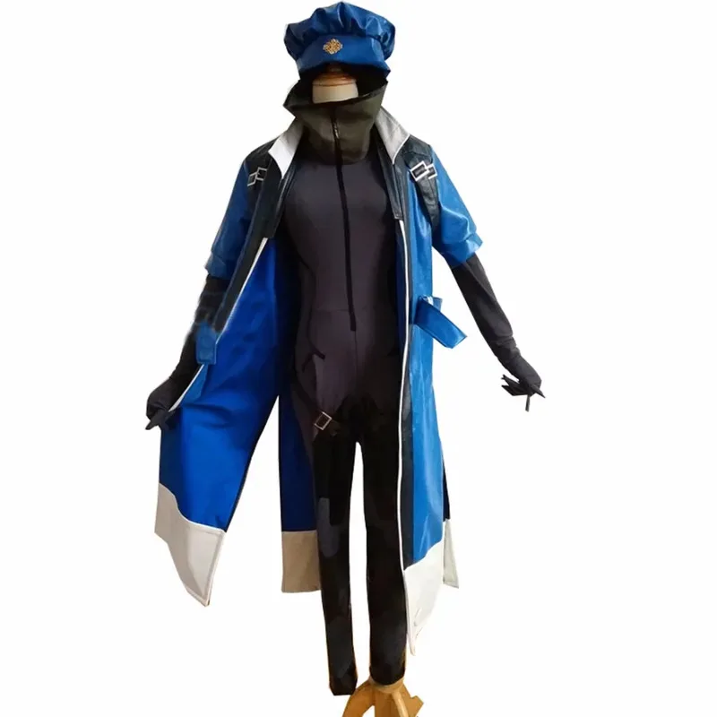 

qq6812019 Игра OW Ana Amari Косплей Костюм Кожаная Куртка Комбинезон Спандекс Полный Комплект Со Шляпой