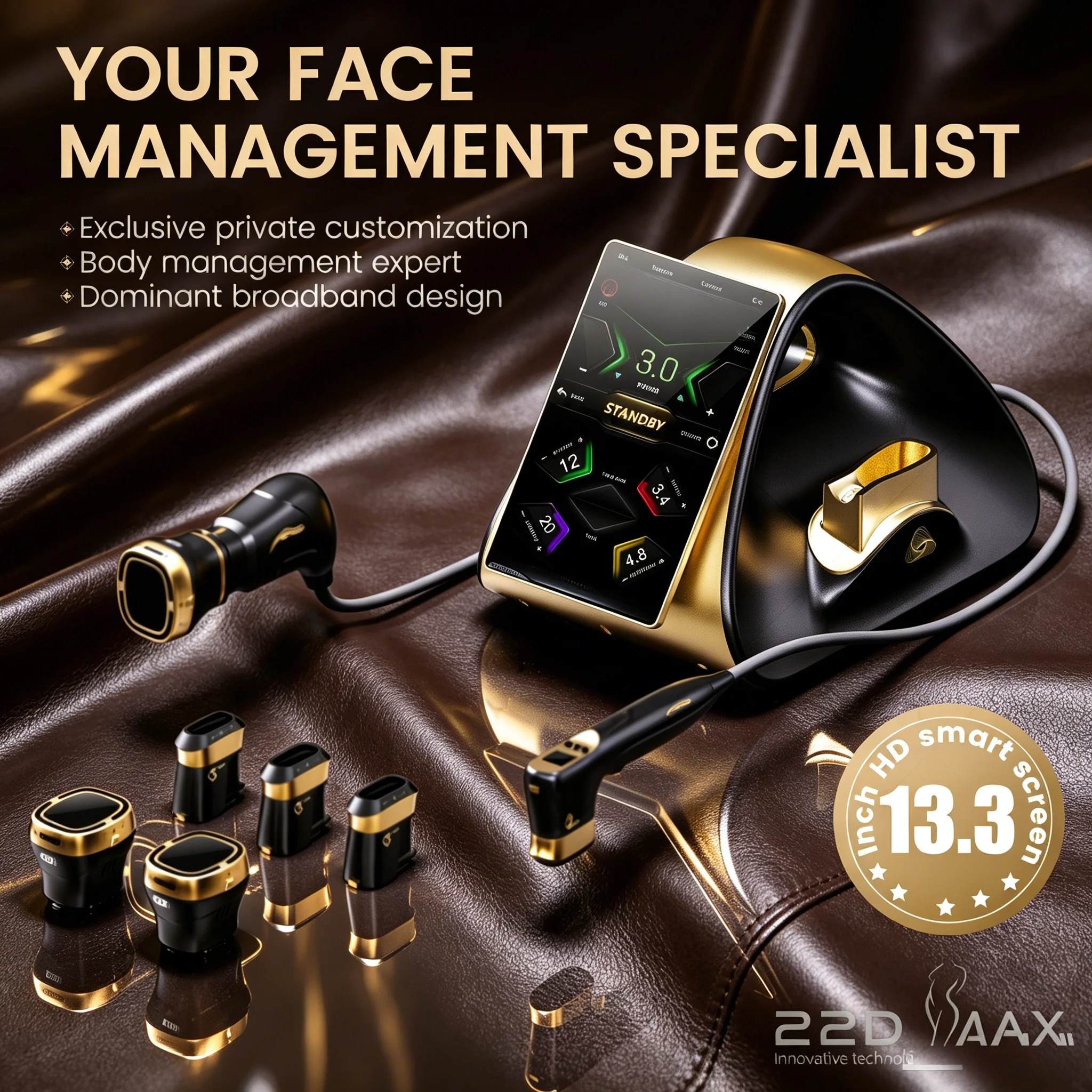 22D MAX Beauty Equipment Latest Model Machine Facial Tightening Slimming Fat Reduction Body Contouring Skin Care
