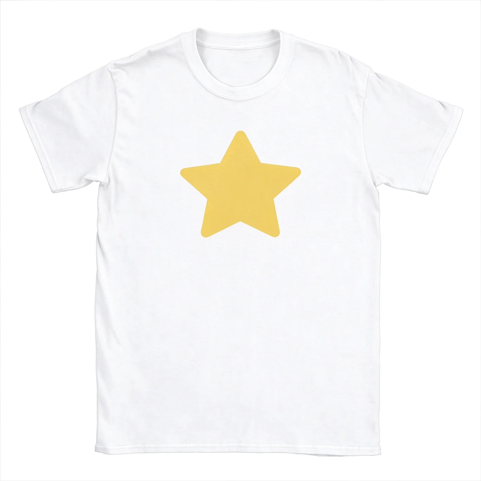 2026 New Stevens Universes Vintage Oversized Unisex Streetwear TShirt Family Matching Solid Yellow Star Graphic Short Sleeve Tee