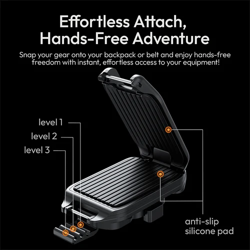 Imagen 2 del producto Ulanzi UKA07 Uka Kit de liberación rápida para mochila sin complicaciones, traje de carga de 10KG para sistema de liberación rápida Arca-Swiss y F38