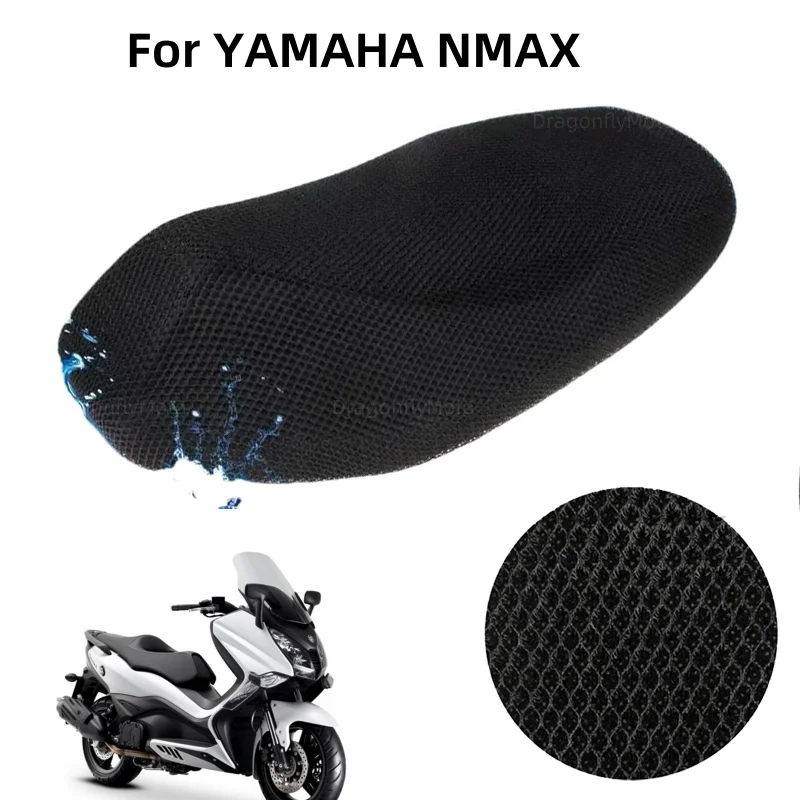 Poduszka motocyklowa pokrycie siedzenia dla YAMAHA XMAX X-MAX 125 250 300 400 oddychająca letnia fajna siatka 3D