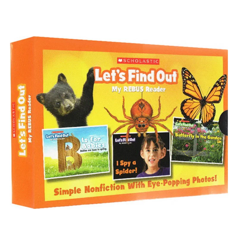 

Lets Find Out Box1 Scholastic SCHO Домашняя самообработанная книга ZY 9780545882217