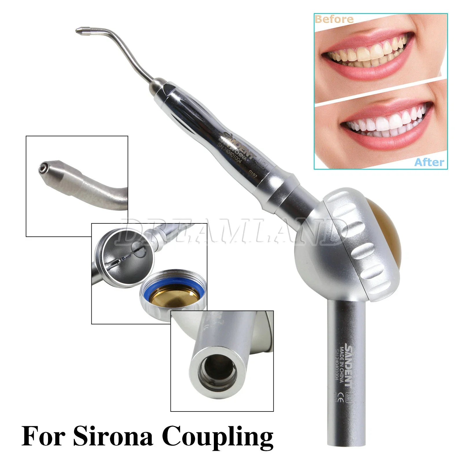 Dental Hygienist Prophy Mate Air Flow Teeth Polisher Unit Fit Sirona Quick Coupler