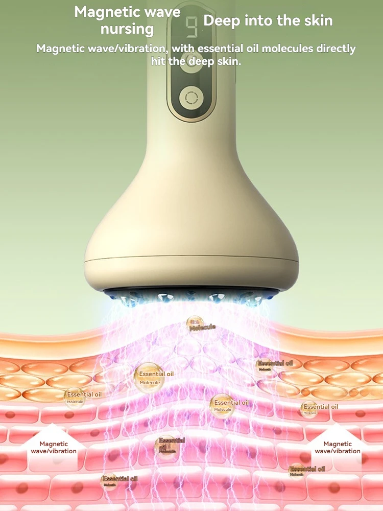 

Gua Sha & Cupping Massager Vacuum Negative Pressure Cupping Device Vibration & Heat Therapy Lymphatic Detoxification Fat-Burning