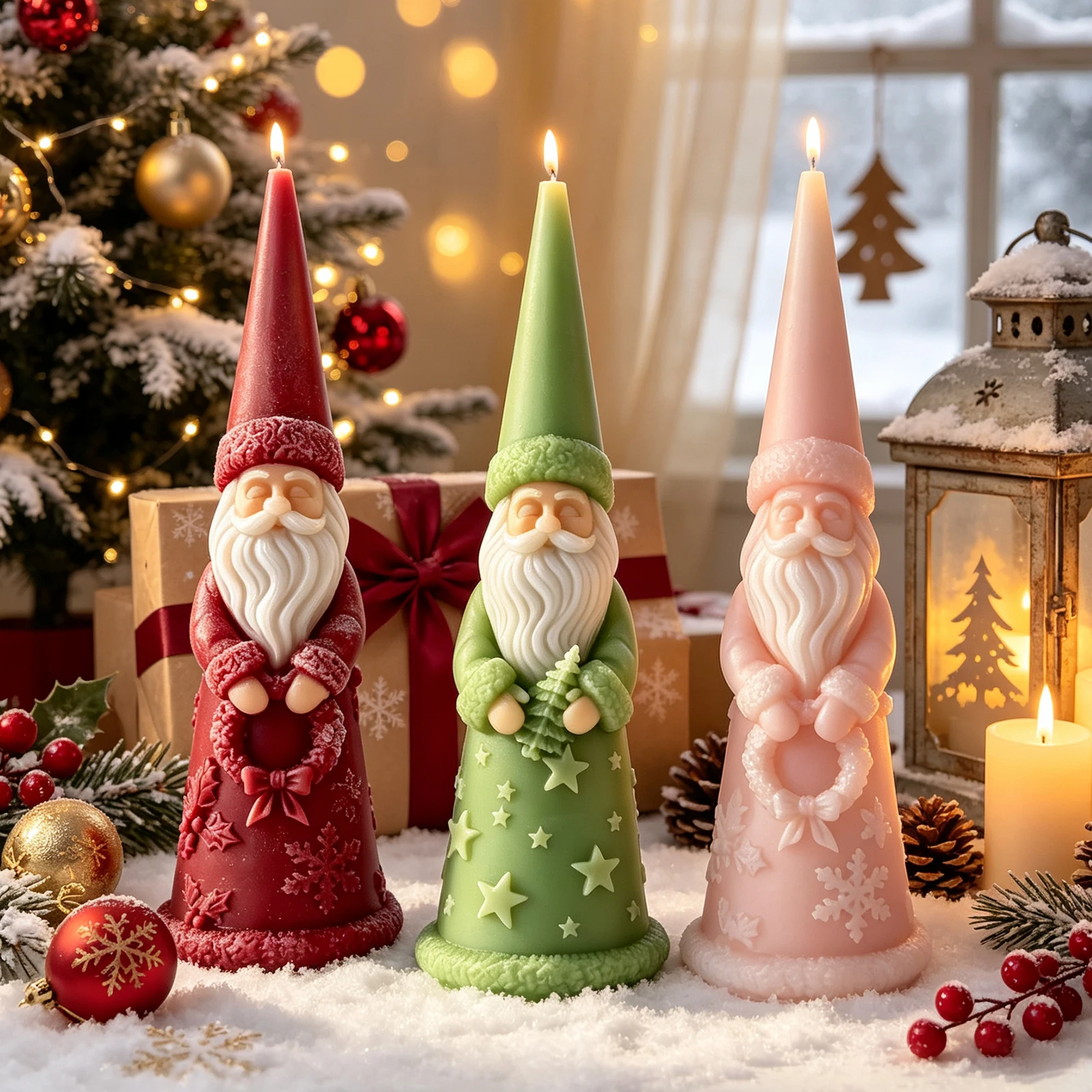 DIY Santa Claus silicone candl - Resin Craft Ideas recension och pris