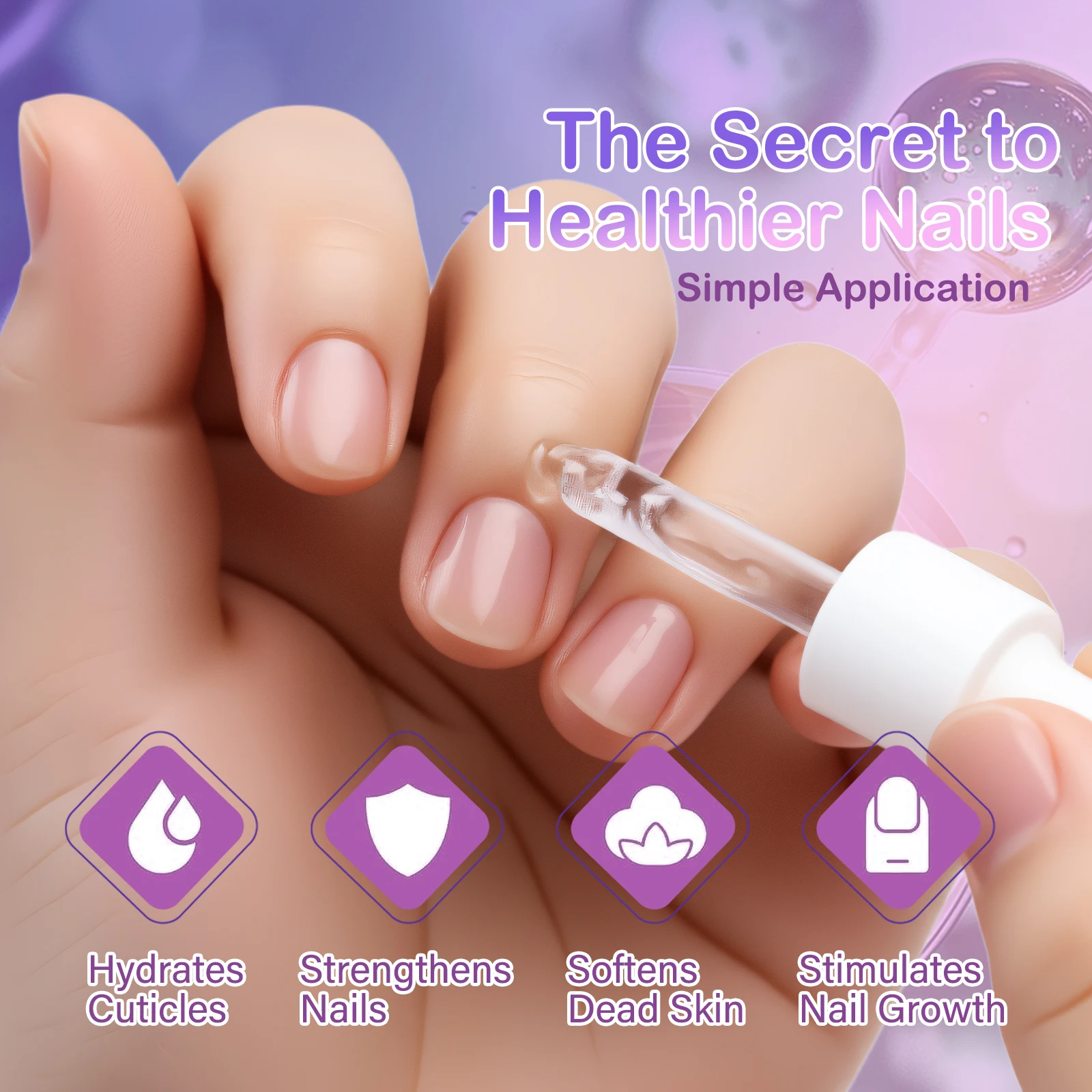 New Double Layer Color Nail Art Nutrition Oil Rose Strawberry Flavor Finger Edge Oil Armor Polish Barbs Nail Edge Care Supplies