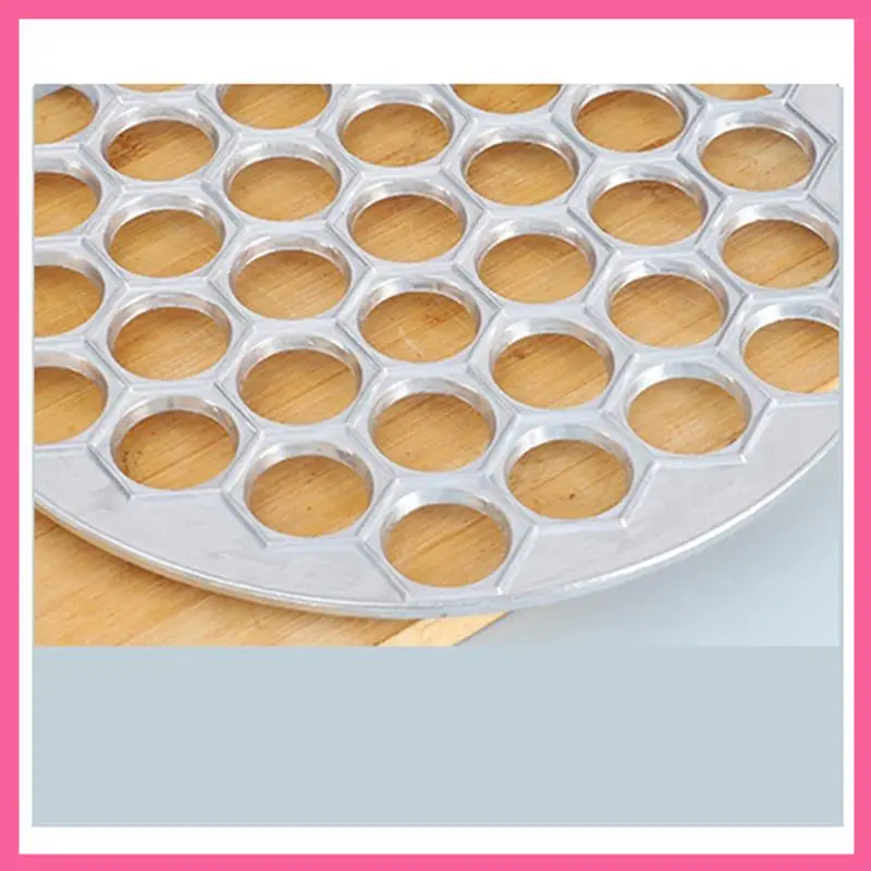 Juego de moldes para dumplings redondos para el hogar, artefacto para dumplings de 37 agujeros, herramienta para hacer dumplings