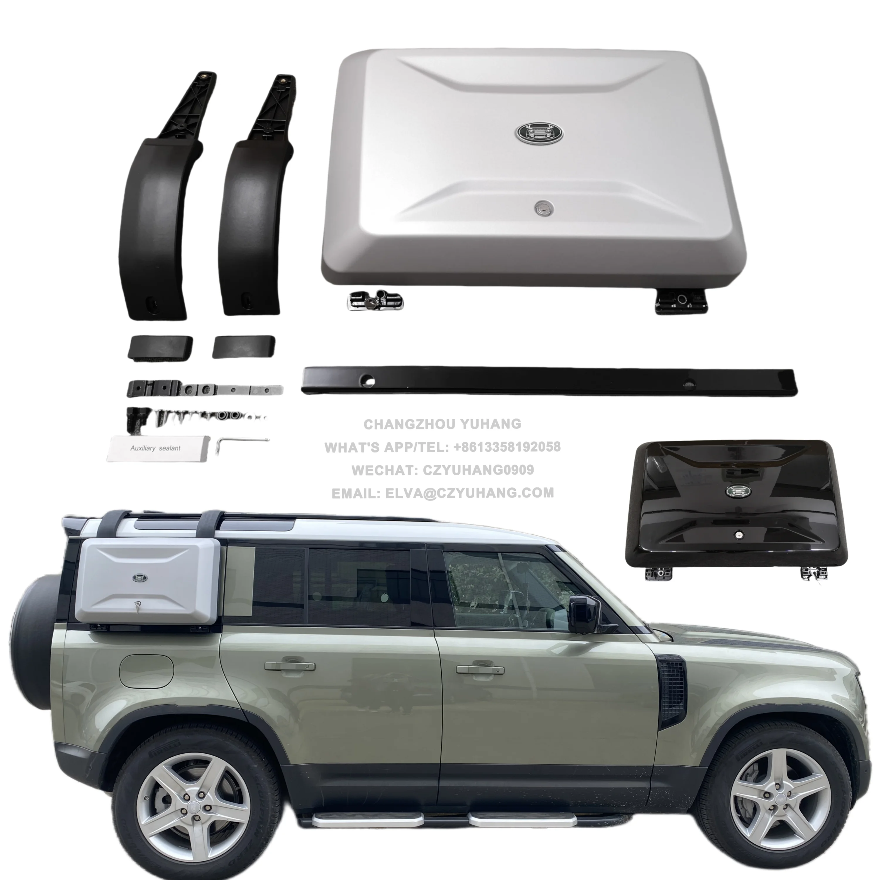 Side Box Storage Box Side-mounted Gear Carrier For Land Rover Defender L663 110/90/130 2020-2025 Auto Accessories YH-Q-LD010