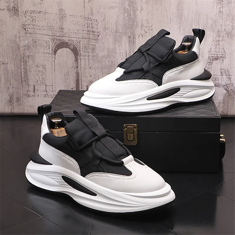 Fashion Men Causal Shoes Designer Sneakers Outdoor Luxury Basketball Shoes Platform Comfortable Sports Casual Soft-soled Shoes