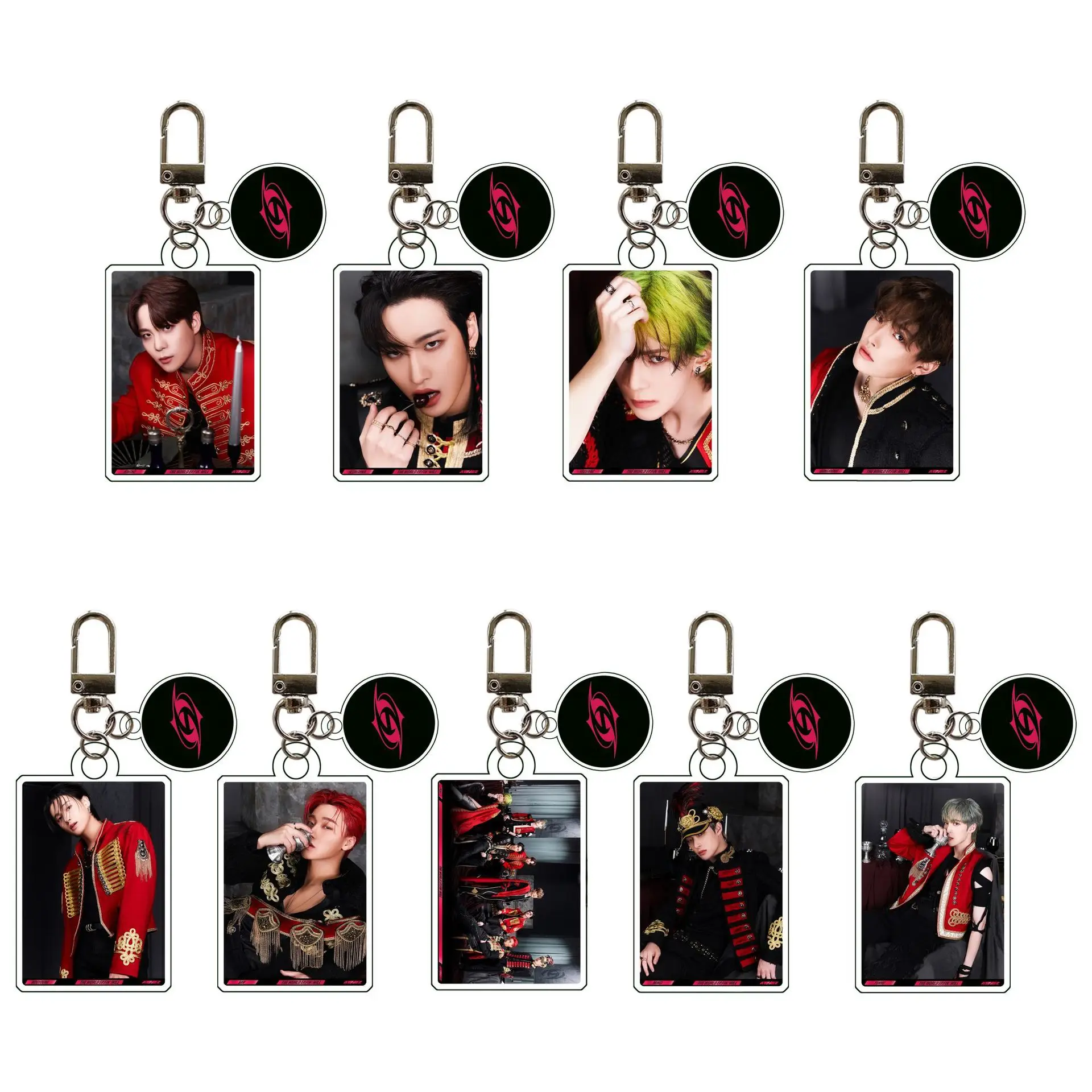 ATEEZ "THE WORLD EP.FIN: ALL" Acrylic Double-siDeD Keychain Pendant Jewelry