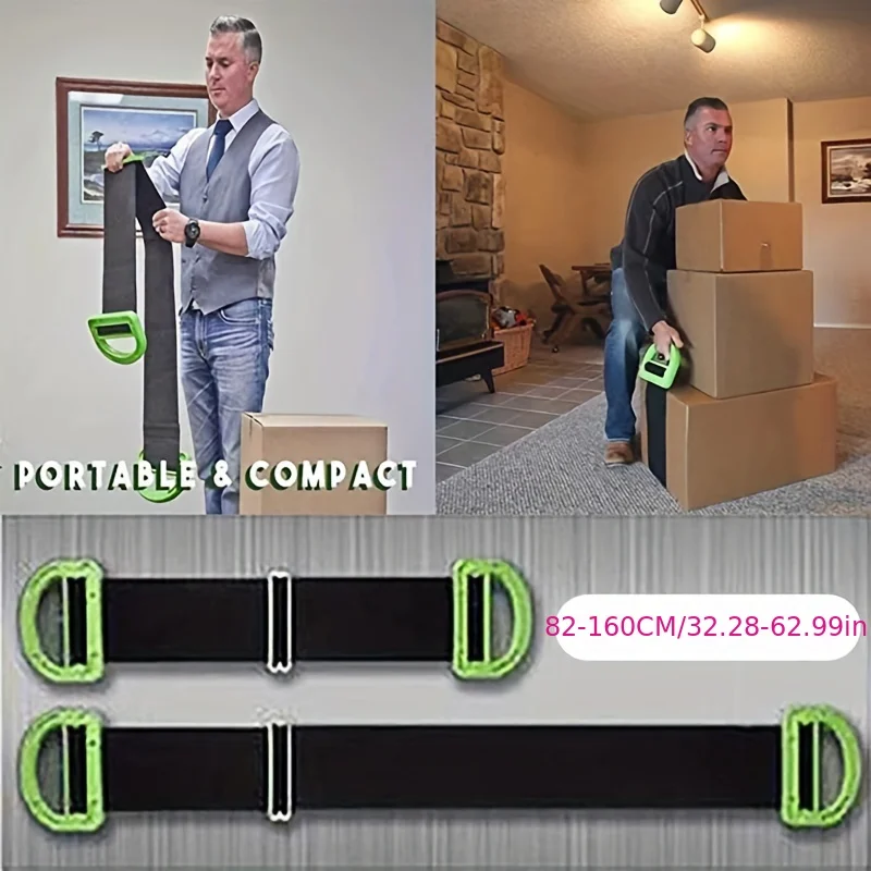 Furniture Moving Straps Adjustable Moving Wrist Forearm Forklift Lifting Strap Heavy Things Transport Mover Straps Easy Convey