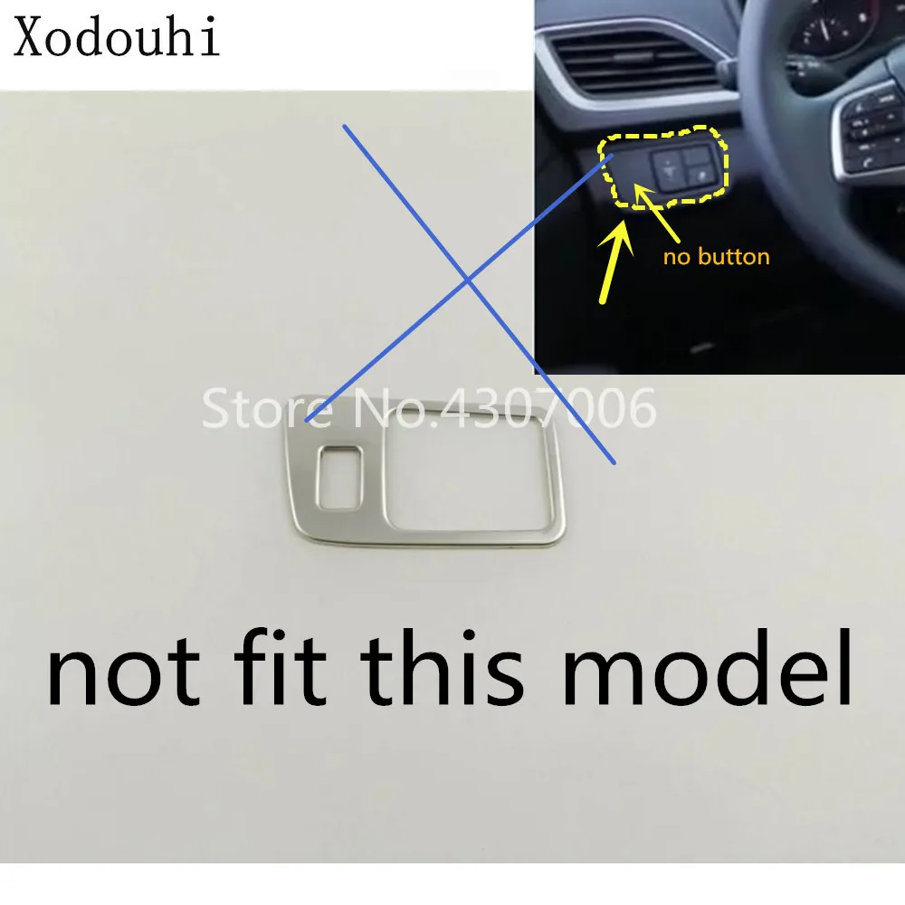 Detector Styling Front Fog Light Switch Button Inner Trim Frame Lamp Panel For Hyundai Solaris Accent 2017 2018 2019 2020 2021
