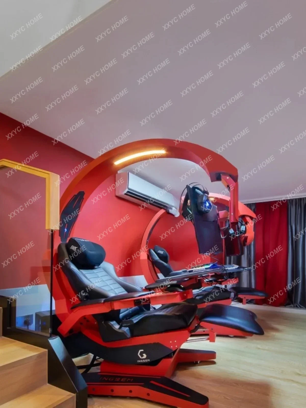 

Игровая кабина E-sports: эргономичный кокпит с нулевой гравитацией для дома