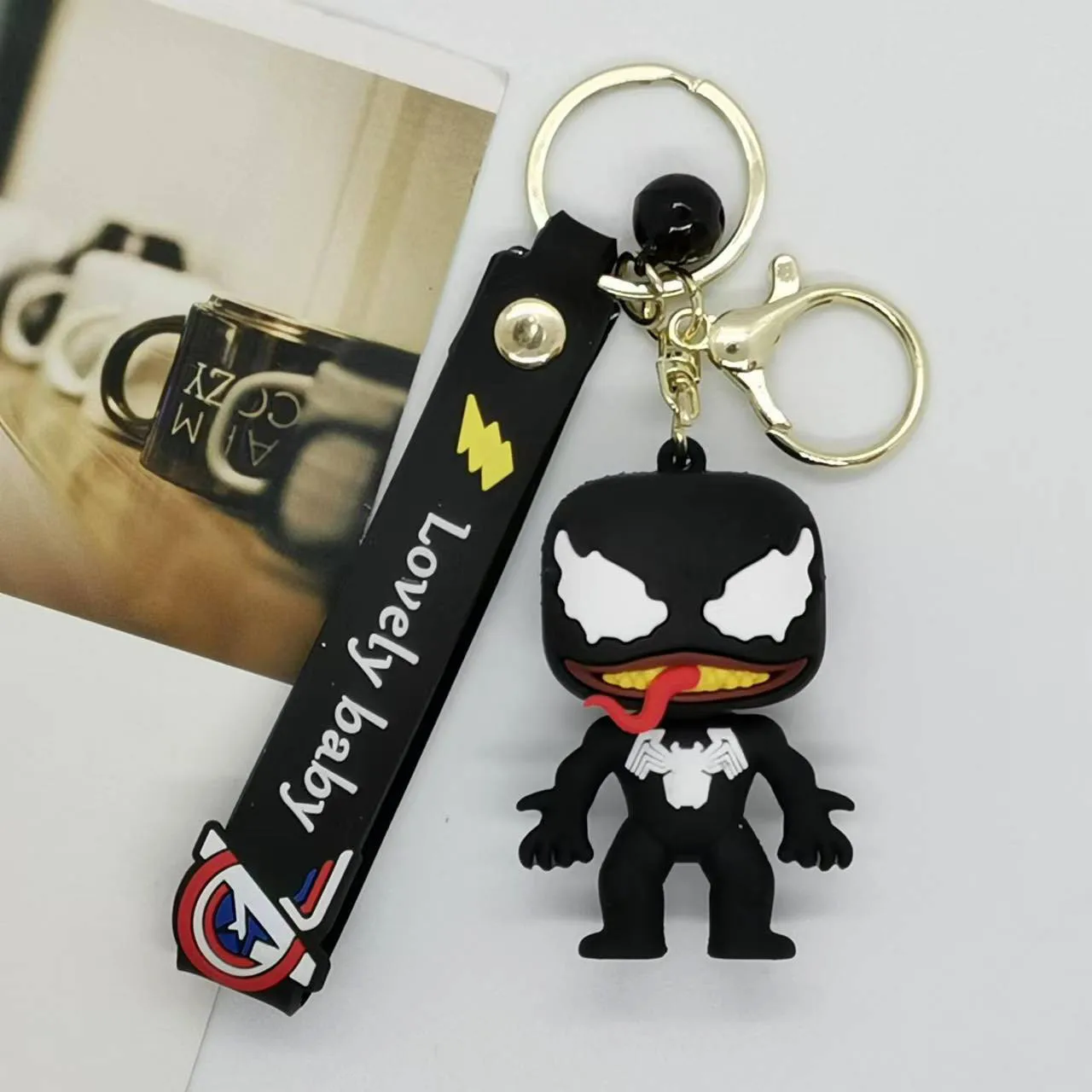 

New model spiderman Keychain Pendant Bag Car Keychain Accessories Gift Gifts for Friends Birthday Gifts