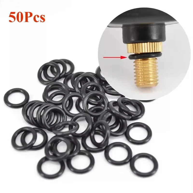 50/100/200pcs Rubber O Rings Black for Fishing Bite Alarms, Rod Pods, Bars