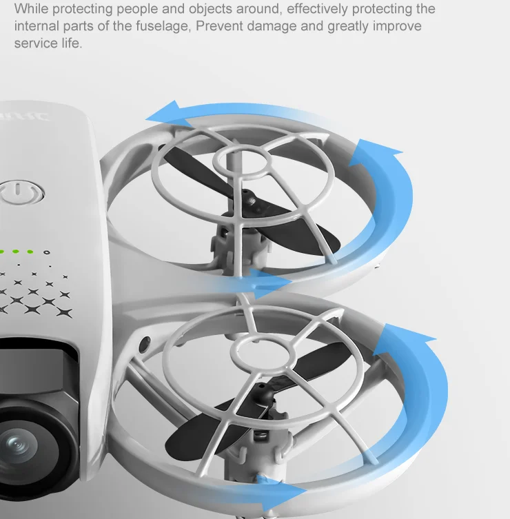 10CM Portable Pocket 4.5in Screen FPV Remote Control Quadcopter 8K Optical Flow Hover Obstacle Avoidance 360°Protection RC Drone