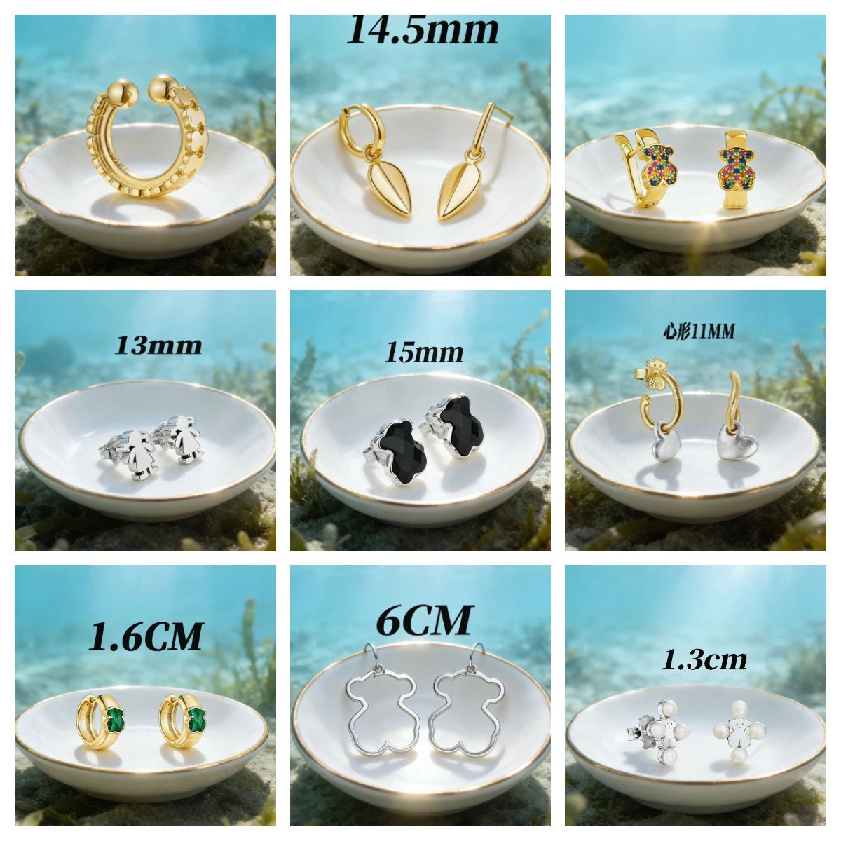 

2026 New High-Quality Bear-Shaped Earrings, Suitable as Holiday Gifts, Perfect for Spanish Lovers (Link 2)