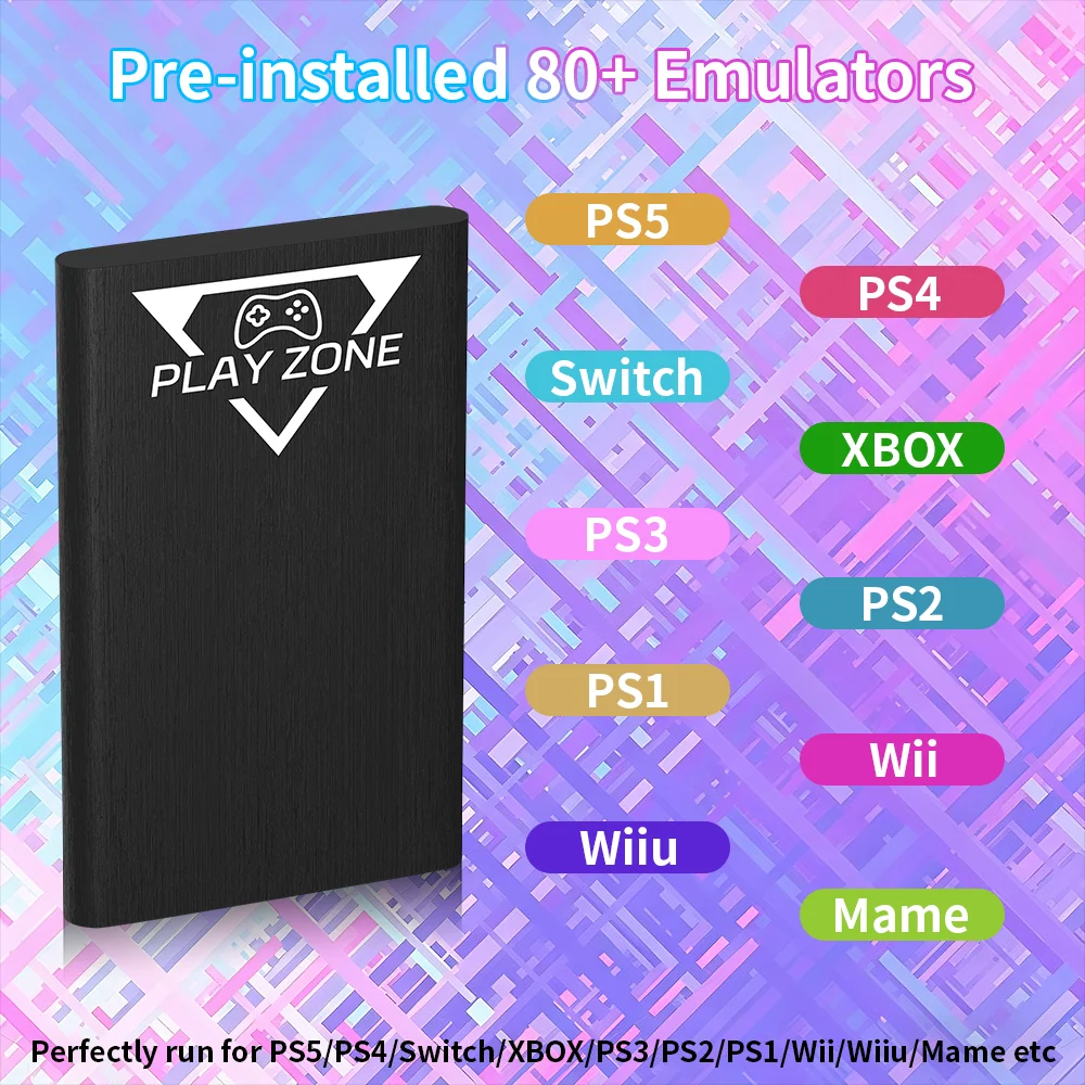 Portable Play Zone Retro Gamin - огляд і ціна Retro Gaming Hard Drive